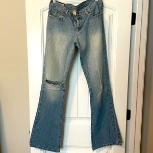 Abercrombie and Fitch flare jeans